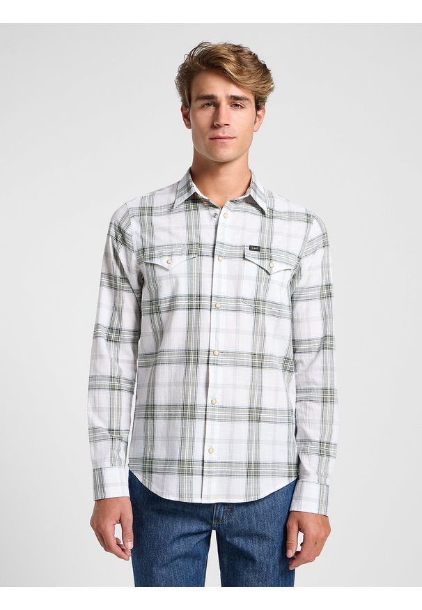 Lee - LEE MĘSKA KOSZULA LEE CLEAN WESTERN SHIRT MERCANTILE BRIG 112363912