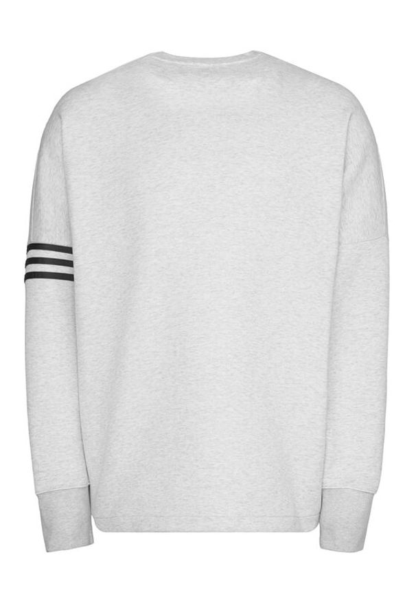 Adidas - adidas Bluza Neuclassics JW7920 Szary Oversize. Kolor: szary. Materiał: bawełna, syntetyk