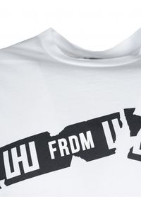 Les Hommes T-shirt | URG800P UG807A | Mężczyzna | Biały. Okazja: na co dzień. Kolor: biały. Materiał: bawełna. Wzór: nadruk. Styl: casual #4