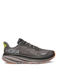 HOKA - Hoka Buty do biegania Clifton 9 GTX 1141470F Szary. Kolor: szary. Materiał: materiał