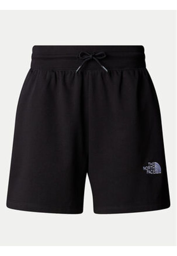 The North Face Szorty sportowe Essential NF0A8C2F Czarny Regular Fit. Kolor: czarny. Materiał: bawełna, syntetyk