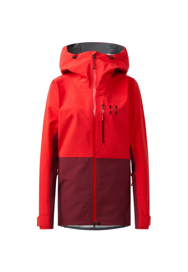 Damska kurtka narciarska Haglöfs Alper Proof. Kolor: czerwony. Sezon: zima. Sport: narciarstwo