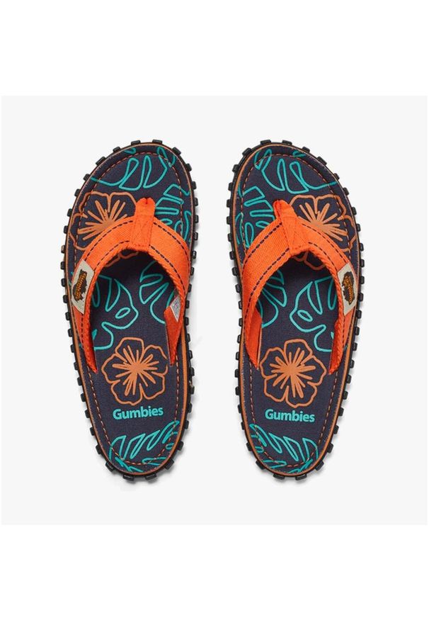 Japonki Gumbies Islander Canvas Flip-Flops. Kolor: pomarańczowy. Styl: sportowy