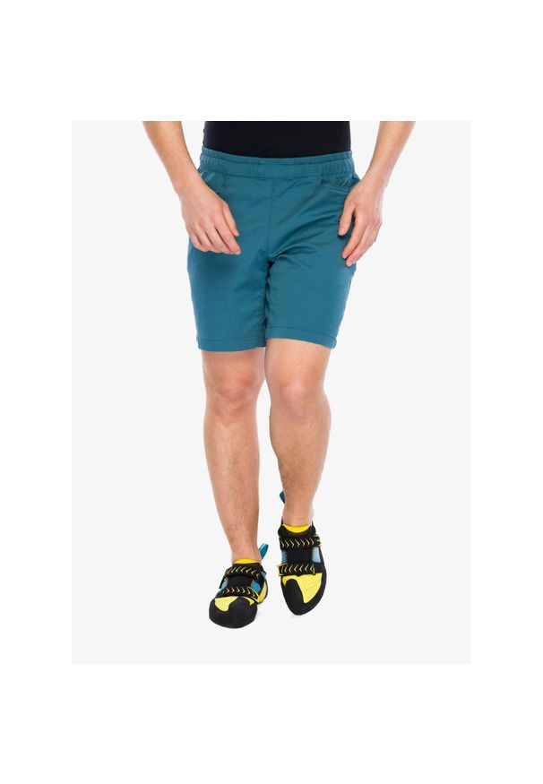 Spodenki wspinaczkowe męskie Black Diamond Notion Shorts. Kolor: zielony. Sport: wspinaczka