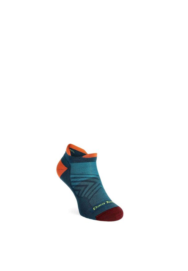 DARN TOUGH - Skarpety biegowe Darn Tough Run No Show Tab Ultra-Lightweight with Cushion. Kolor: zielony