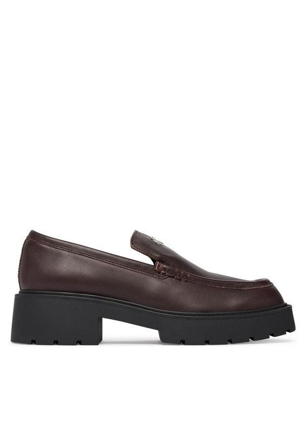 Loafersy Calvin Klein. Kolor: czerwony