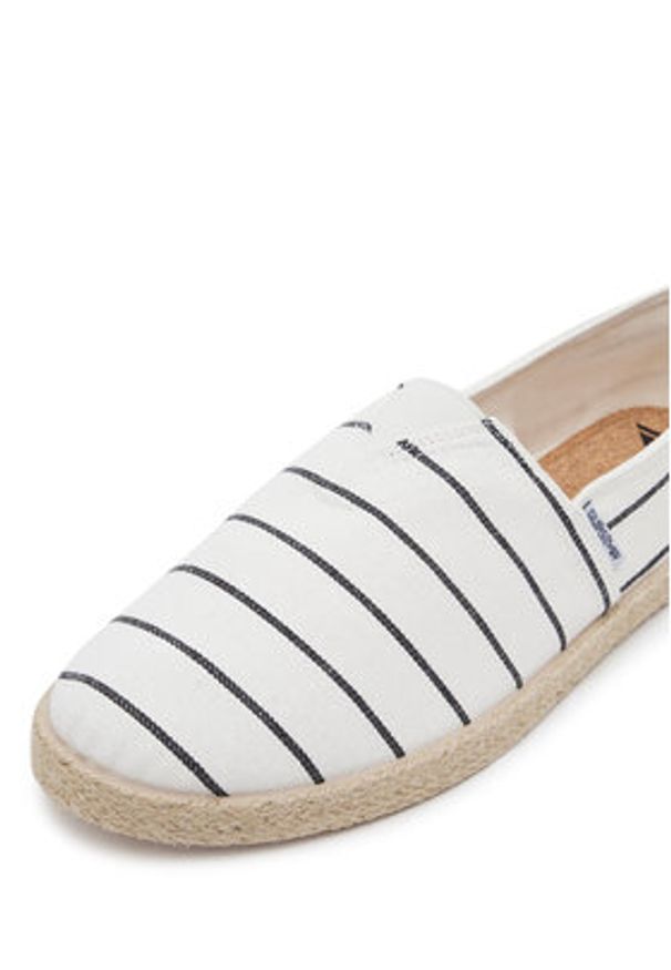 Quiksilver Espadryle WAVESTRIDE-01 Biały. Kolor: biały. Materiał: materiał