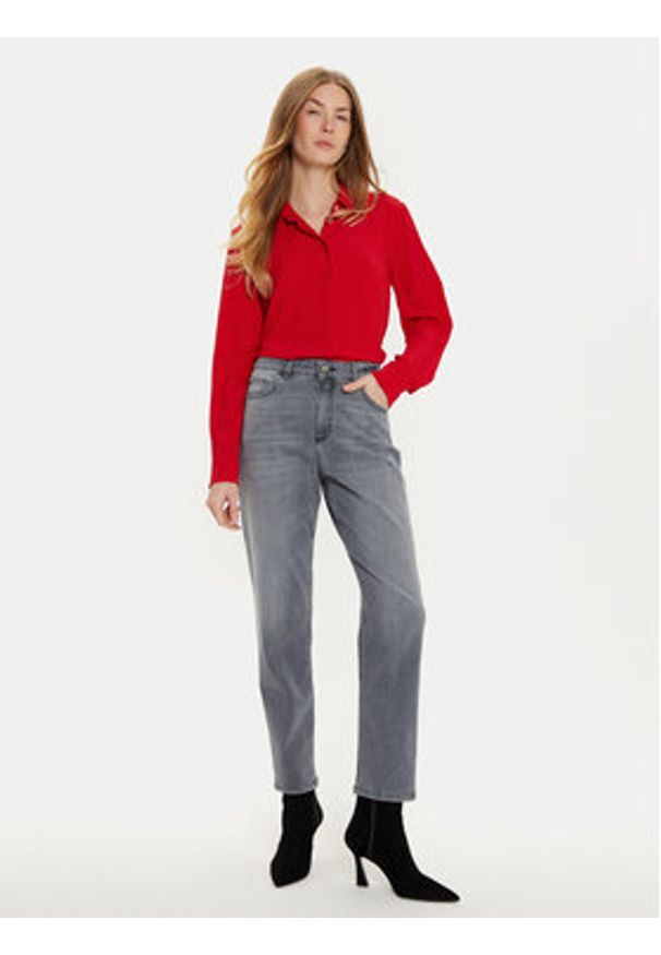 Marella Jeansy Tomboy 2423186094 Szary Tomboy Fit. Kolor: szary