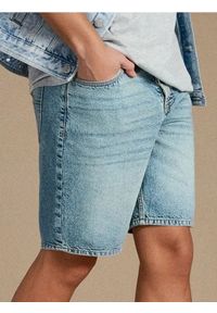 Sinsay - Szorty jeansowe loose - zielony. Kolor: zielony #1