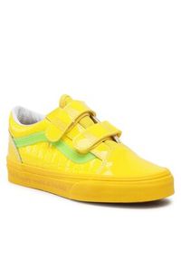 Vans Tenisówki Old Skool V VN0A38HDBK21 Żółty. Kolor: żółty. Materiał: skóra, lakier #5