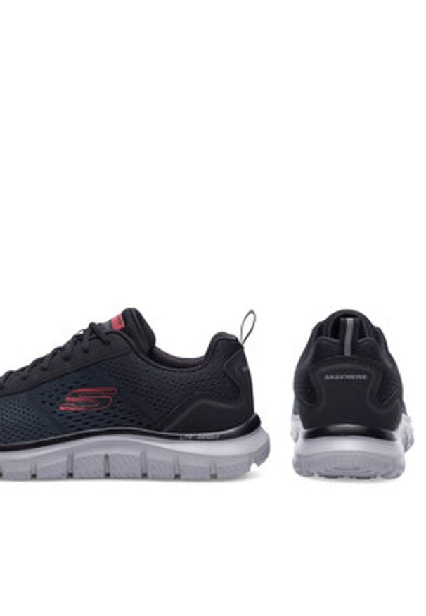 skechers - Skechers Sneakersy TRACK RIPKENT 232399 BKCC Czarny. Kolor: czarny. Materiał: materiał