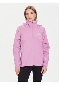 Adidas - adidas Kurtka przeciwdeszczowa Multi Essentials 2L Rain JY0481 Fioletowy Regular Fit. Kolor: fioletowy. Materiał: syntetyk #1