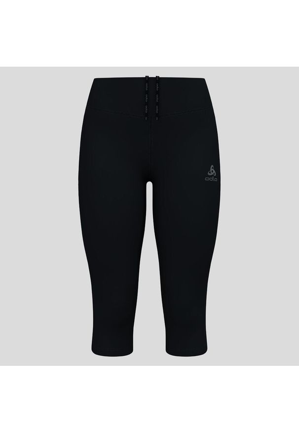 Legginsy 3/4 do biegania damskie Odlo ESSENTIAL. Kolor: czarny