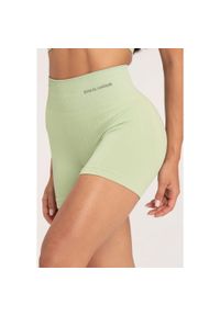 GYM GLAMOUR - Spodenki fitness damskie Gym Glamour push up 2.0. Kolor: żółty, wielokolorowy, zielony. Sport: fitness