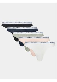 Calvin Klein Underwear Komplet 5 par fig klasycznych 000QD3586E Kolorowy. Materiał: bawełna. Wzór: kolorowy #1