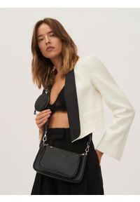 Kazar - Czarna torebka damska. Kolor: czarny. Wzór: gładki. Materiał: skórzane. Styl: casual #4