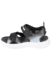 skechers - Sandały chłopięce, Microspec-Splash. Kolor: czarny