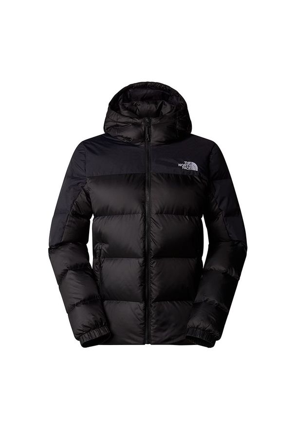 Kurtka The North Face Diablo Down 2.0 Hoodie 0A898ZPH51 - czarna. Okazja: na co dzień. Typ kołnierza: kaptur. Kolor: czarny. Materiał: tkanina, poliester, puch. Wzór: ze splotem. Styl: casual