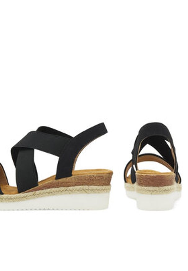 Clara Barson Espadryle AUSSIE WS2189-26 Czarny. Kolor: czarny. Materiał: materiał