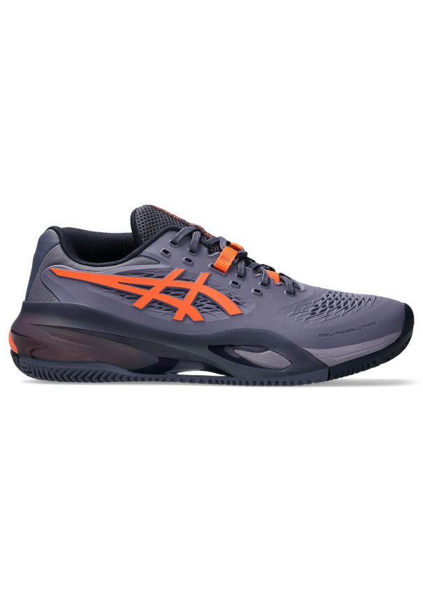 Buty do tenisa męskie Asics Gel Resolution X Clay. Kolor: wielokolorowy. Materiał: syntetyk, materiał. Szerokość cholewki: normalna. Sport: tenis