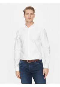 BOSS - Boss Koszula H-Roan 50520265 Biały Slim Fit. Kolor: biały. Materiał: bawełna #1