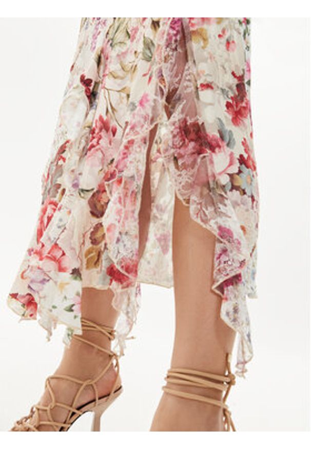 Desigual Sukienka letnia Aura 24WWVKX2 Kolorowy Regular Fit. Materiał: syntetyk. Wzór: kolorowy. Sezon: lato