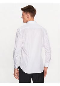 Seidensticker Koszula 01.666244 Biały Slim Fit. Kolor: biały. Materiał: bawełna #9