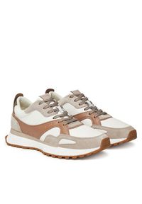 BOSS Sneakersy Jonah 50548782 Beżowy. Kolor: beżowy. Materiał: skóra #4