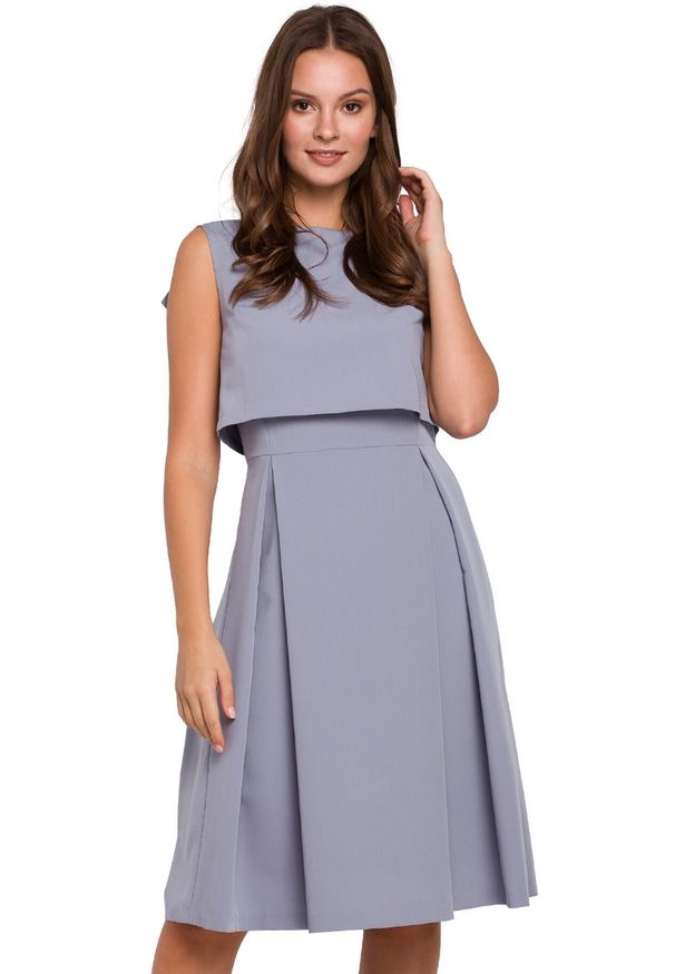 Sukienka na imprezę midi, elegancka