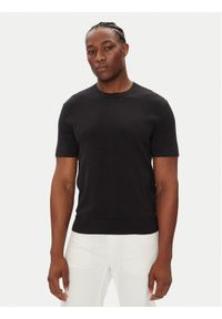 Calvin Klein T-Shirt Supima LV04LC333G Czarny Regular Fit. Kolor: czarny. Materiał: bawełna