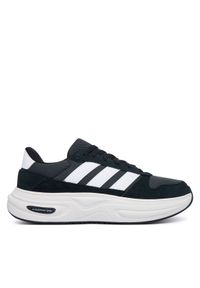 Adidas - adidas Sneakersy Cloudfoam Cuxxion 80S KJ4268 Czarny. Kolor: czarny. Materiał: zamsz, skóra. Model: Adidas Cloudfoam #1