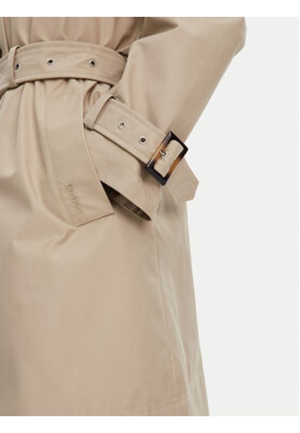 Barbour Trencz Maia Showerproof LSP0211SN11 Beżowy Regular Fit. Kolor: beżowy. Materiał: syntetyk