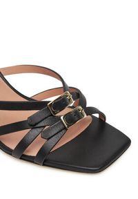 Pollini Klapki SA28217C0MTC0000 Czarny. Kolor: czarny. Materiał: skóra #5