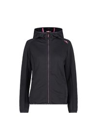 Bluza damska z kapturem CMP. Typ kołnierza: kaptur. Kolor: szary, wielokolorowy, brązowy. Styl: sportowy. Sport: turystyka piesza #1