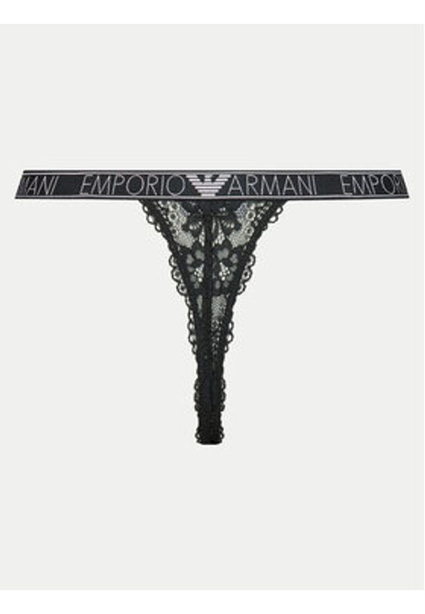 Emporio Armani Underwear Stringi 164282 4R221 00020 Czarny. Kolor: czarny. Materiał: wiskoza