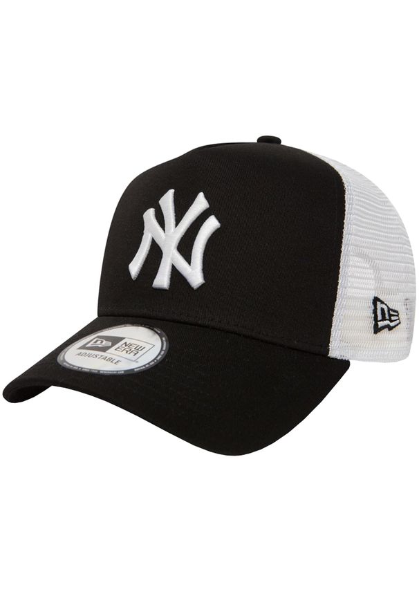 New Era - Newera Clean Trucker 2 Czarny Czapka Neyyan Dzieci. Kolor: biały, wielokolorowy, czarny. Materiał: bawełna. Styl: casual