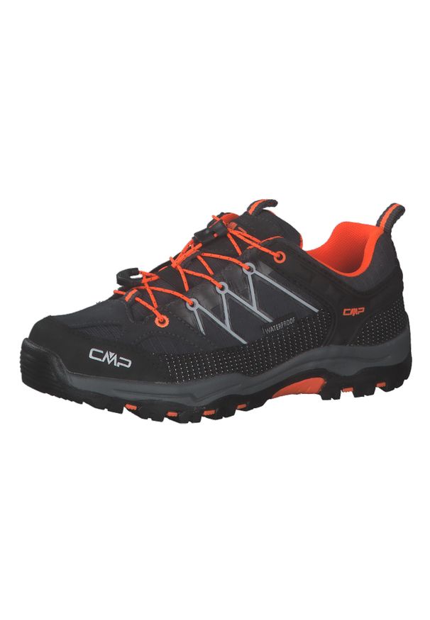 Buty turystyczne dziecięce CMP Rigel Low Trekking Shoe WP. Kolor: szary. Sport: turystyka piesza