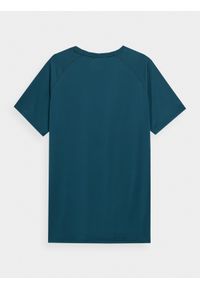 outhorn - Koszulka treningowa męska Outhorn - turkusowa. Kolor: turkusowy. Materiał: materiał. Długość rękawa: raglanowy rękaw. Wzór: gładki. Sport: fitness #2