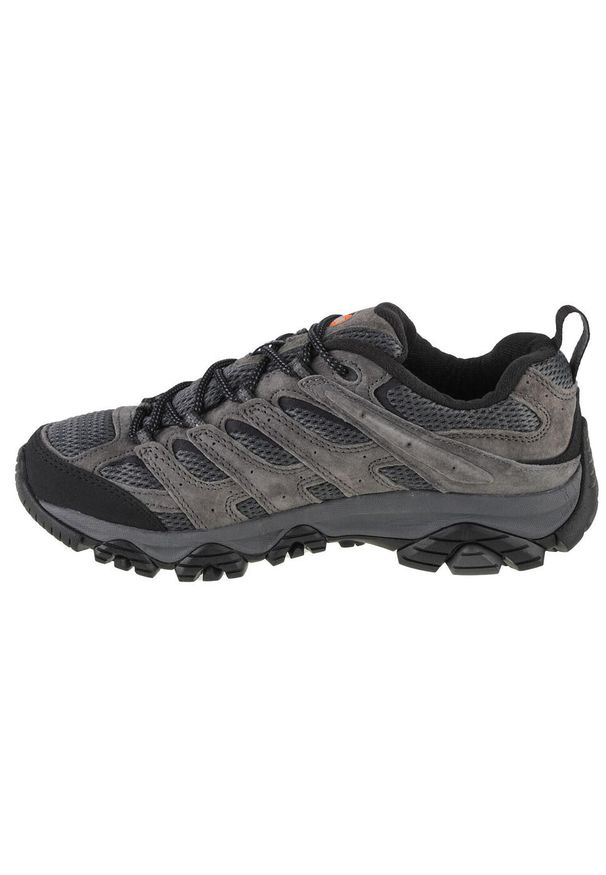 Buty trekkingowe męskie Merrell Moab 3 Ventilator. Zapięcie: sznurówki. Kolor: szary. Materiał: materiał, syntetyk, tkanina. Szerokość cholewki: normalna