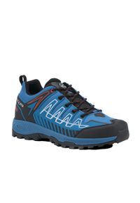 Buty trekkingowe męskie TREZETA Thunder z membraną WP. Kolor: pomarańczowy, wielokolorowy, niebieski