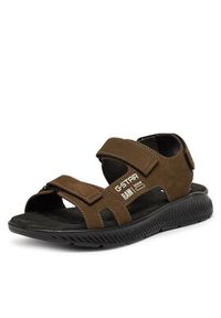 G-Star RAW - G-Star Raw Sandały ROY1-11 MI08 Brązowy. Kolor: brązowy. Materiał: skóra, nubuk #6