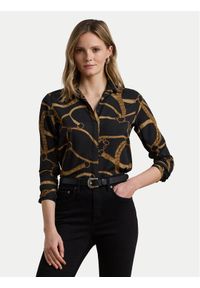 Lauren Ralph Lauren - LAUREN RALPH LAUREN Koszula 200970823001 Czarny Classic Fit. Kolor: czarny. Materiał: syntetyk