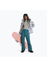 Roxy - Spodnie snowboardowe damskie ROXY Diversion. Kolor: zielony. Sezon: zima. Sport: snowboard