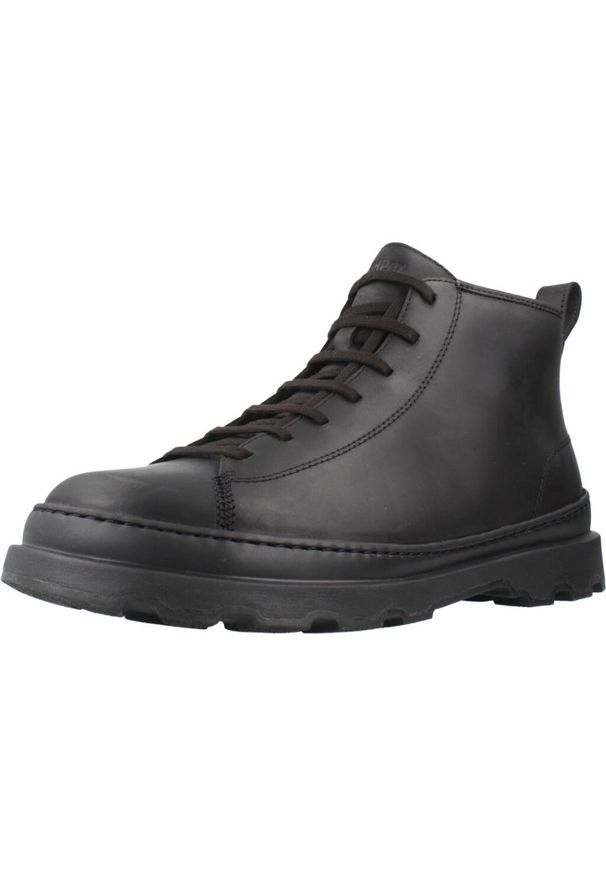 Camper - Buty CAMPER BRUTUS Czarny. Kolor: czarny. Materiał: tkanina, skóra. Sport: turystyka piesza