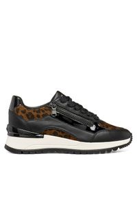 Geox Sneakersy D Desya D6600A 08521 C9BM6 Czarny. Kolor: czarny. Materiał: skóra #1