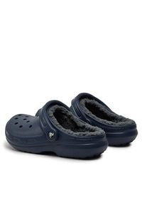 Crocs Klapki Classic Lined Clog 203591 Granatowy. Kolor: niebieski