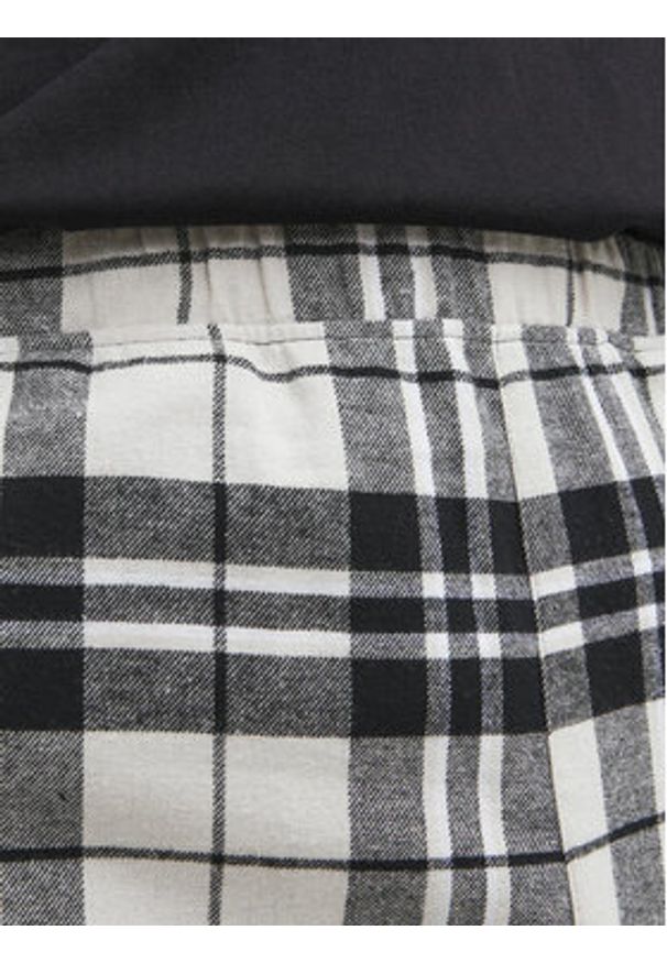 Jack & Jones - Jack&Jones Spodnie piżamowe Crimon 12182711 Beżowy Regular Fit. Kolor: beżowy. Materiał: bawełna