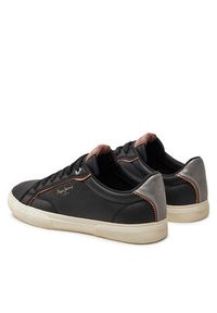Pepe Jeans Sneakersy Style PLS31564 Czarny. Kolor: czarny. Materiał: skóra #6
