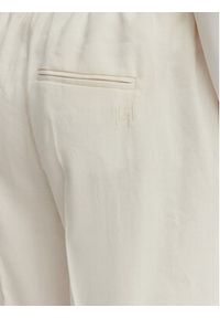 Marella Spodnie materiałowe Alloro 2613131115 Écru Regular Fit. Kolor: kremowy. Materiał: len #2