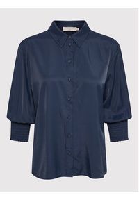Cream Koszula Nola 10606063 Granatowy Oversize. Kolor: niebieski. Materiał: syntetyk #2